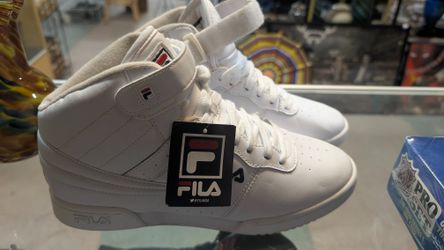Fila FX100 Mid White High Top Sneakers Size 9.5 Mens Athletic Shoes