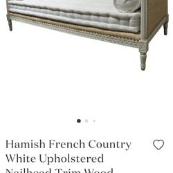Carved Wood Daybed / Best Offer 