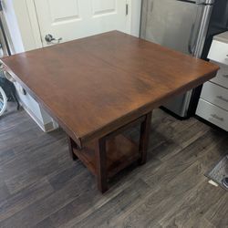 Wooden Table With Chairs