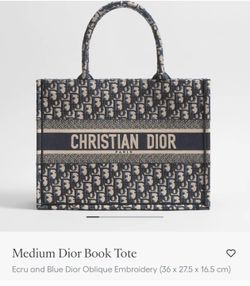 Christian Dior Medium Size Tote Bag
