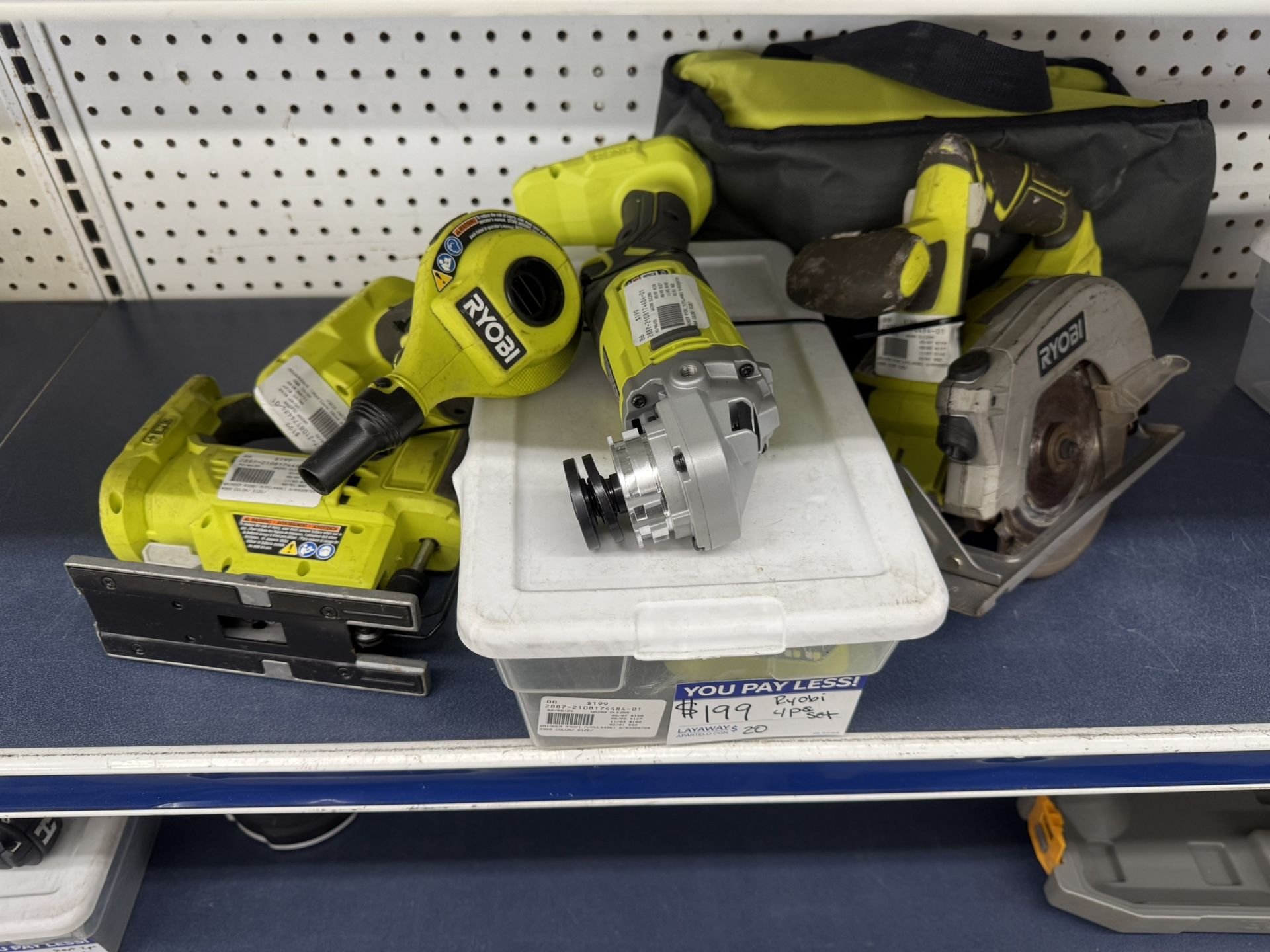 Ryobi 4pc Set