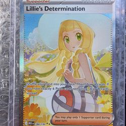 Lillie's Determination SIR - 184/132 - ME01:

Mega Evolution (MEG) Pokemon Tcg Card
