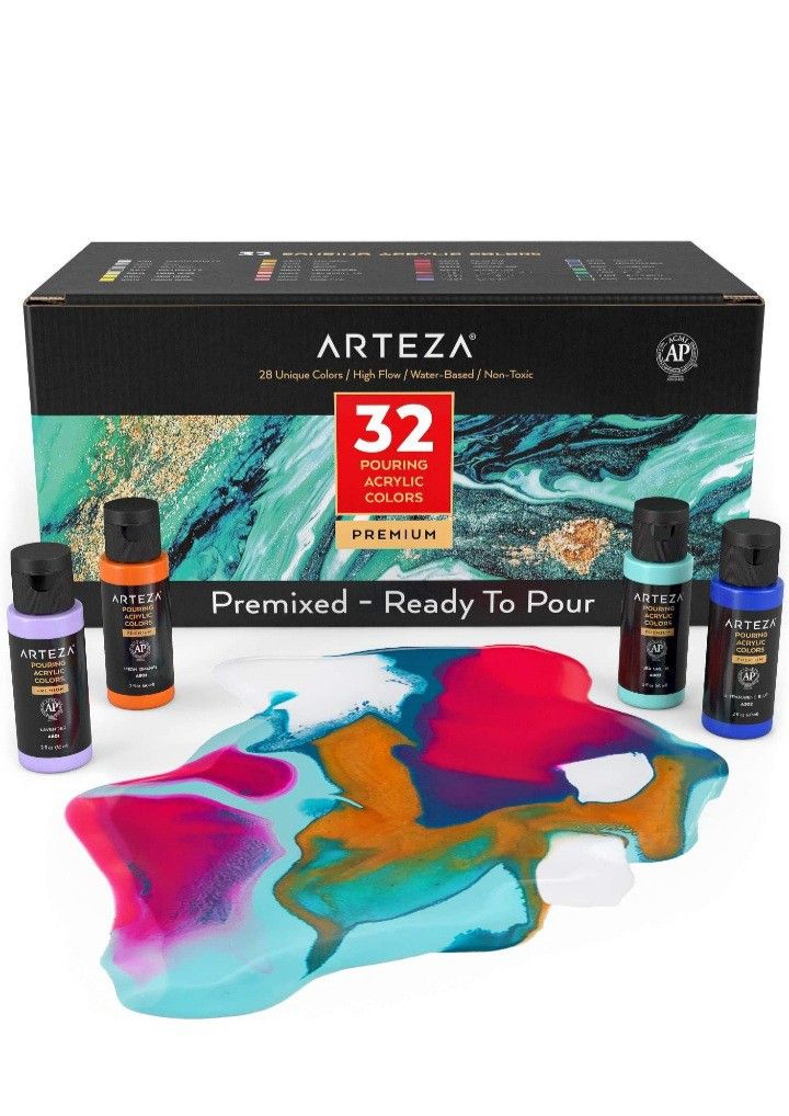 Arteza Acrylic Paint Pouring