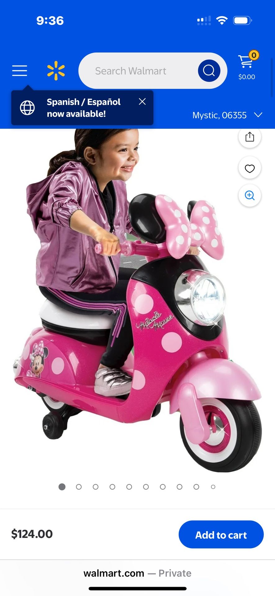 Minnie Mouse Motor Scooter 