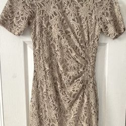 One By Eight Dress All-Over Sequin Lined Gown Size 2