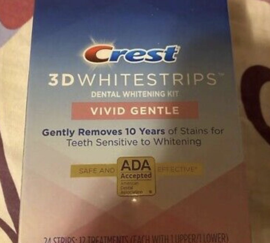 Crest 3D Whitestrips - 24 Strips 12 Treatments New And Sealed