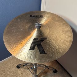 Zildjian K 18” Medium Thin Dark Custom Crash