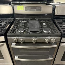 GE Double Oven Gas Stove 