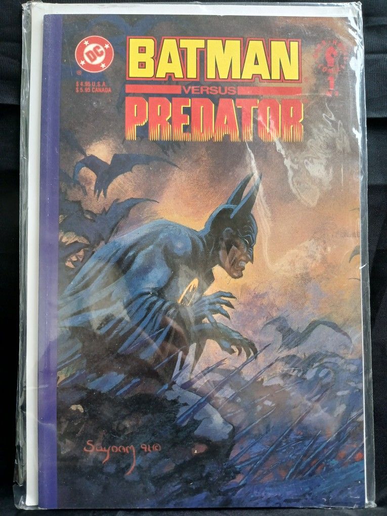 (1991) DC COMICS/DARK HORSE COMICS: BATMAN VS. PREDATOR PART 1 of 3