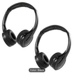 2X IR Wireless Stereo Headphone Headset Dual Channel For Car DVD MP3 Player