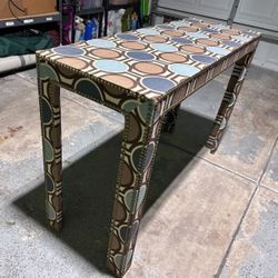 Entryway Table | Narrow Entryway Console Table Stand Blue Grey