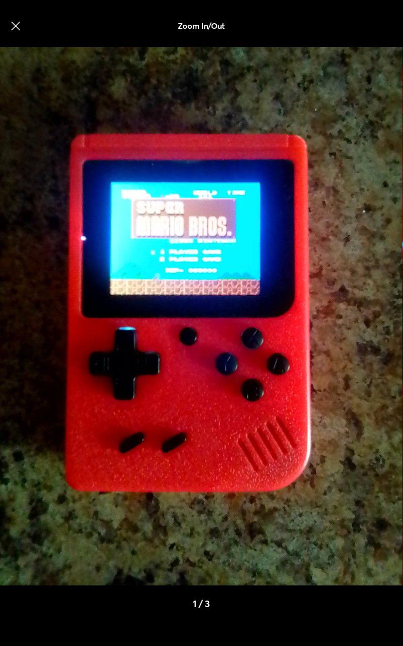 Red Handheld Game System 