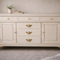Cream Buffet Sideboard Cabinet