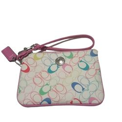 Coach Small Lightly Used Wristlett 6x4