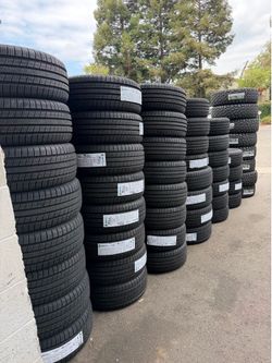 215/60R16 SET OF 4 NEW TIRES WITH INSTALLATION AND BALANCING