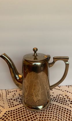 Vintage Silver Plated Tea Coffee Pot