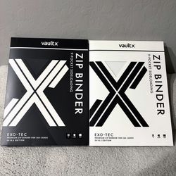 NEW Vaultx Vault X Exo-Tec ZIP 9-pocket BINDER SV10.5 Black Bolt White Flare Limited Edition