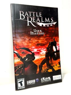 Battle Realms PC User Manual Only 2001 Ubisoft Crave Liquid Entertainment