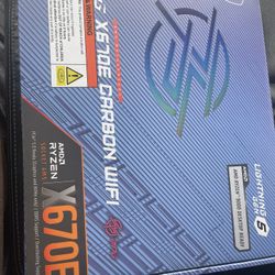 MSI MPG X670E CARBON WIFI DDR5 AM5 AMD Ryzen T™ 7000 Series SATA 6Gb/s ATX Motherboards, Wi-Fi 6E, 2.5G Network Solution.