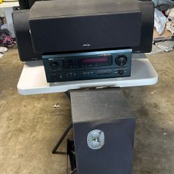 Denon & Mirage 6 Speaker Home Theater System 
