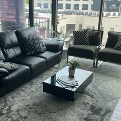 Black Glossy Coffee Table 