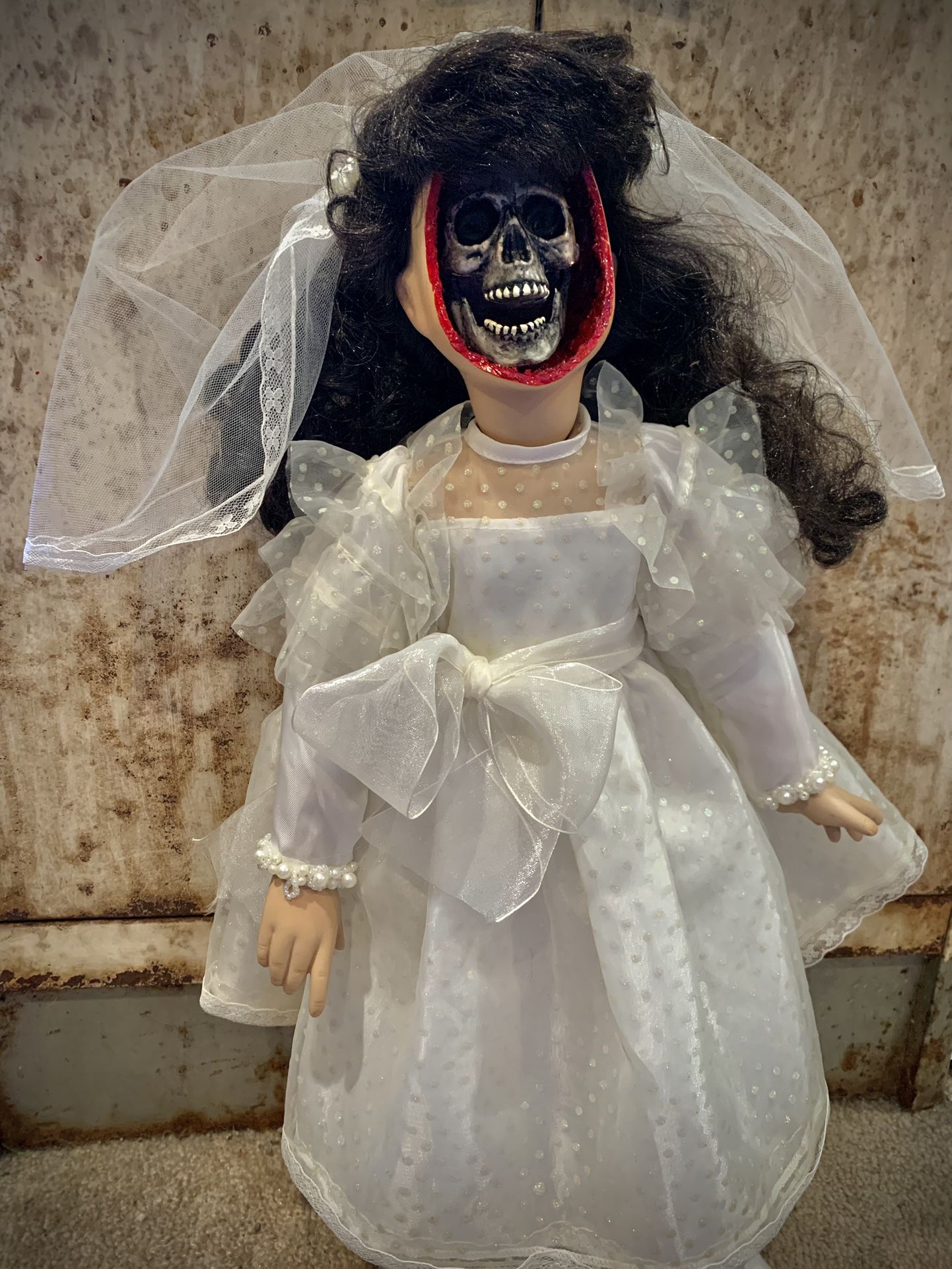 Face Off Bride Doll