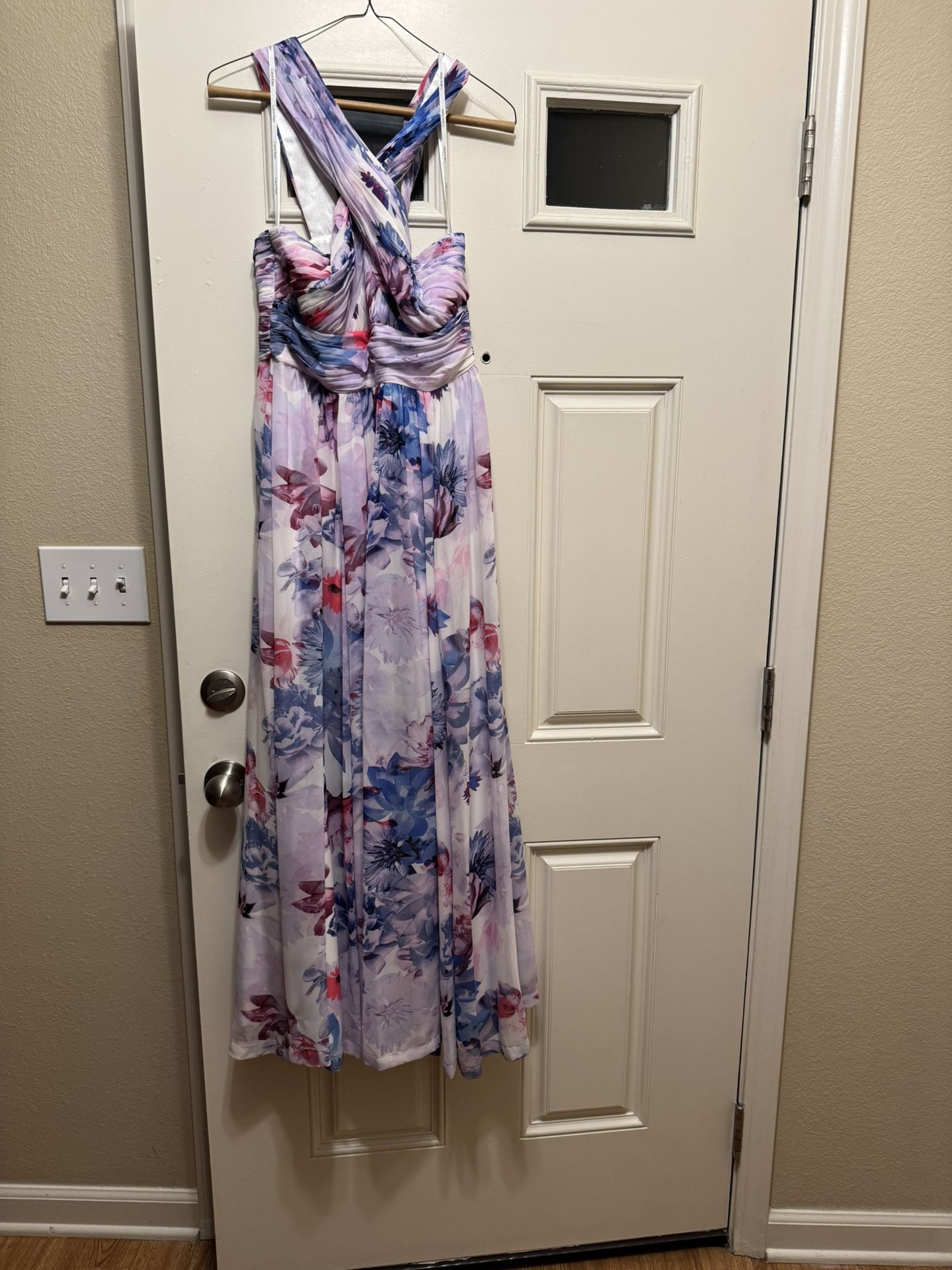 Floral Print Prom Or Formal Dress
