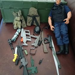 12 Inch GI JOE Action Figure Set. Ebay Selling for $65, Including a Few Extras.