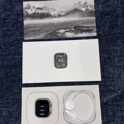 Apple Watch Ultra 3 GPS + Cellular, 49mm Natural Titanium Case with Black Alpine Loop - Medium 