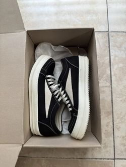 Rick Owens drkshdw vintage canvas low milk