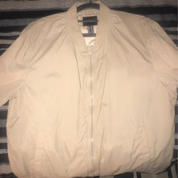 Forever 21 Mens Nude Bomber Jacket