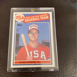 Mark McGwire Rookie Card