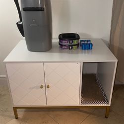 Litter Genie Litter Box Litter Cabinet  