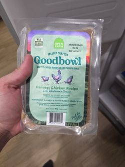Frozen dog food