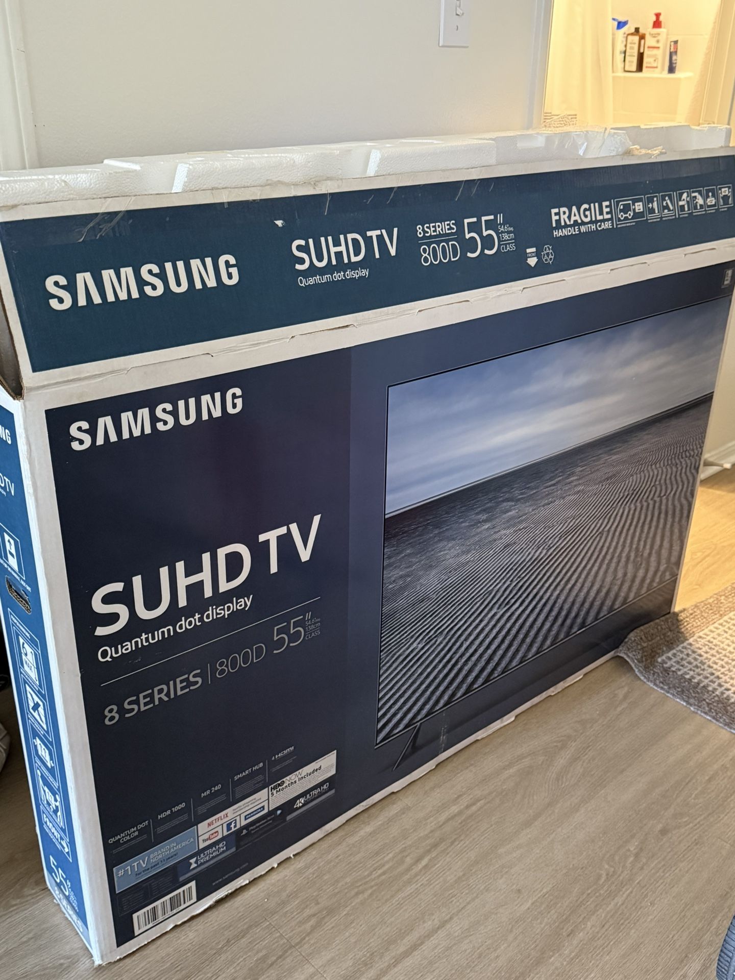 Samsung 55” Smart SUHD Tv (Read Caption)