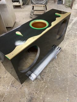 Custom painted sub boxes , fast turn around / birch made