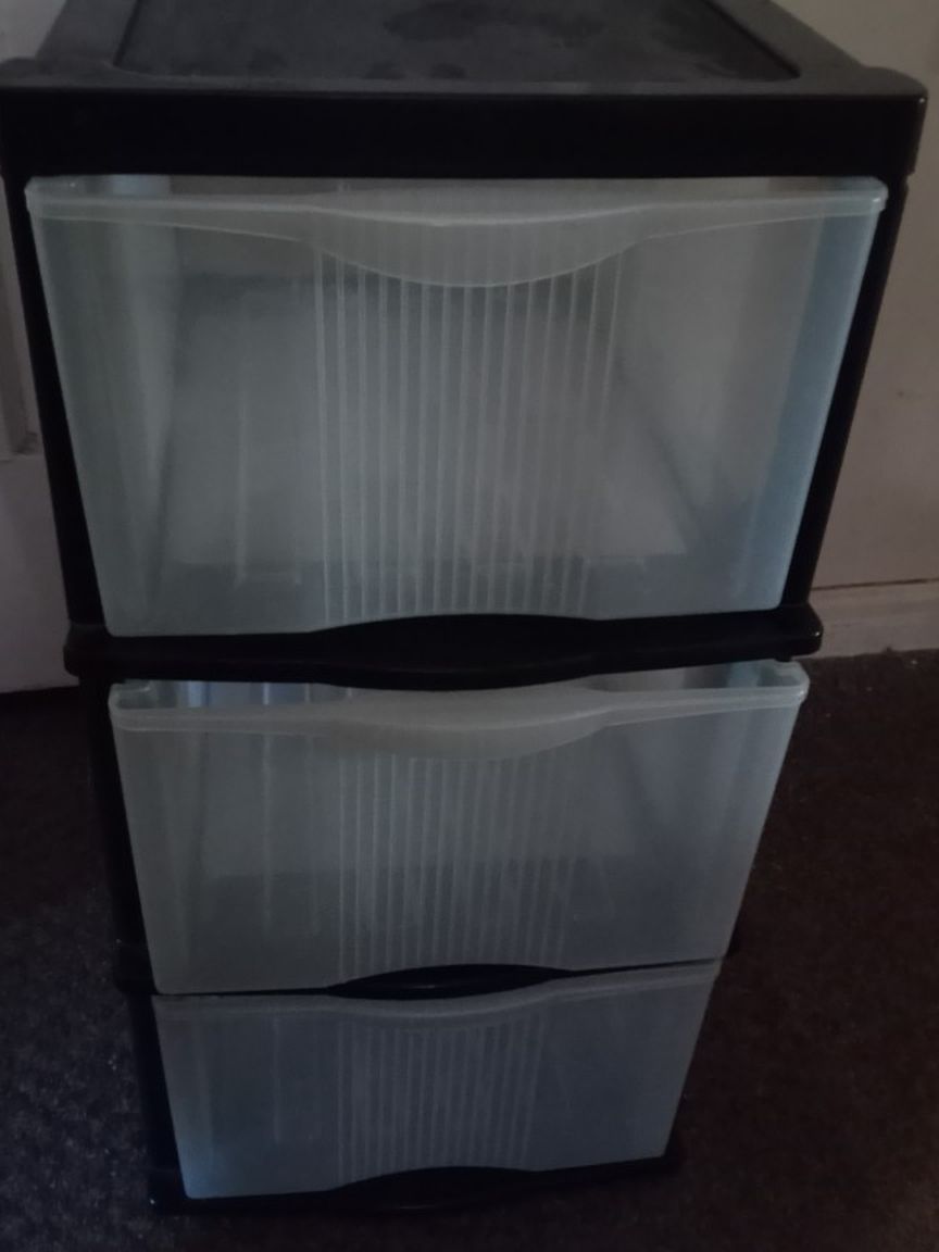 3 Drawer Storage Container Good Condition $10.00