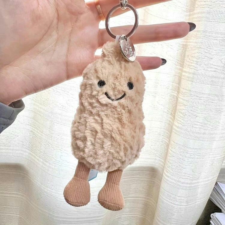 jellycat peanut keychain
