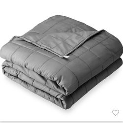 Bare Home 22 Lb Weighted Blanket 60x80  Grey Light Grey