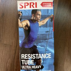 SPRI Resistance Bands with Handles - Exercise Resistance Tube Bands for Strength Training Fitness