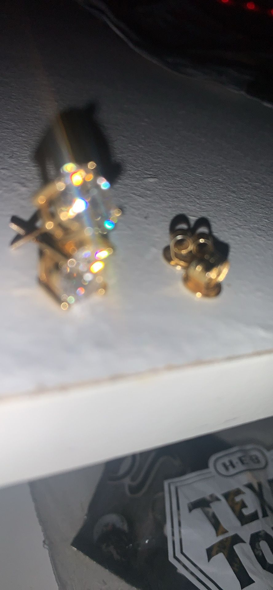 Diamond 4carat earrings