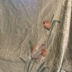 Luxury Vintage King Size Blanket by PIEL S.A Spain, King Size, Floral design