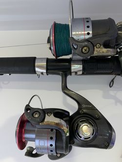 two Rod And Reel Combo. MH Fast Action 9ft. Quantum Reel. Big Fish Game.  for Sale in Brooklyn, NY - OfferUp
