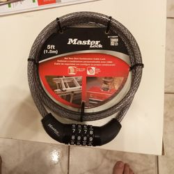 Master Lock Combination Cable 5 Ft