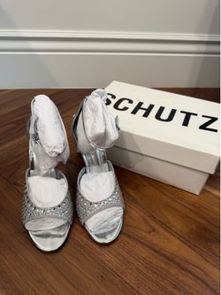 Schutz crystal shoes
