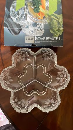 Home beautiful glass plater