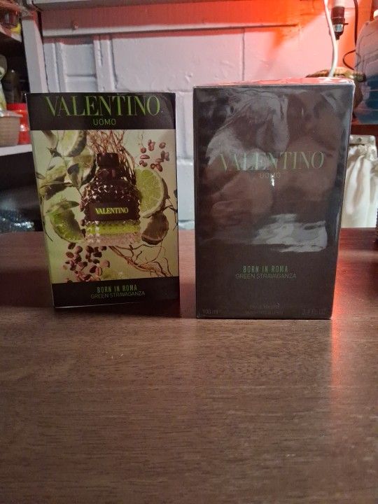Valentino Brand New Authentic Born In Roma Green Stravaganza 100 ML Concentrated Eau De Toilet Spray SEALED Box