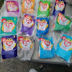 1998 McDonald's Teenie Beanie Babies Full Set