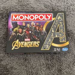 Marvel Avengers Monopoly (Like New, Used Once)