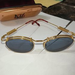 JEAN PAUL GAULTIER Vintage Gold Designer Sunglasses 